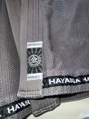 Hayabusa GI A4 Pearl Weave Jiu Jitsu Grappling Karate Grey Set