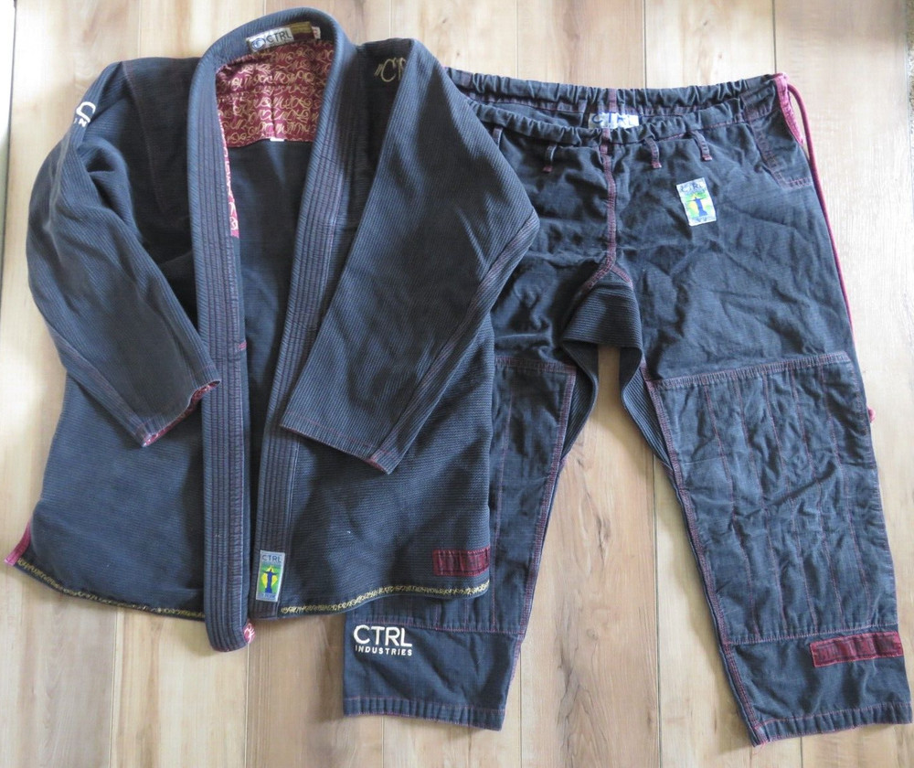 CTRL Industries The Game GI Set Pants Kimono Jacket A3 Jiu Jitsu Navy Blue NYC?