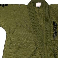 Elite Sports Youth C1 BJJ Gi Jacket Olive Green Pearl Weave Brazilian Jiu-Jitsu
