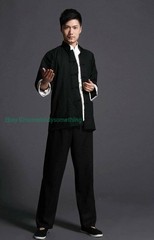 Adult Unisex Chinese Kung Fu Wing Chun Costume Suit Martial Arts Tai Chi Uniform