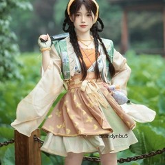 Game Where Winds Meet Qinghe Warrior Cosplay Costume Full Set Chinese Hanfu New