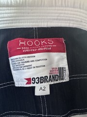93 Brand Hooks V4 Gi Size A2 White