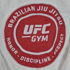 UFC GYM Gi Set Size A1 White Premium Edition Brazilian Jiu Jitsu BJJ Jacket Pant