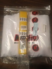 Macho Martial Arts Taiwan Doe Uniform Size 00 / 130 And KD Elite Rank Yellow…