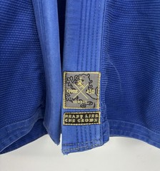 KINGZ 450 Royal Blue Jiu Jitsu Robe Size A1 (approx. Adult Small)