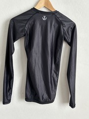 JJWL Jiu Jitsu Rash Guard Youth KXL Black Long Sleeve World League MMA BJJ