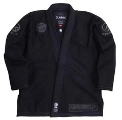 Mens BJJ Gi Shoyoroll RVCA Batch51 Japan Competitor Kimono Uniform 450 GSM Black