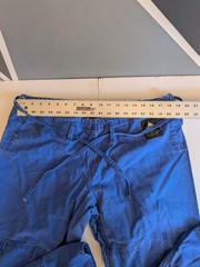 Vulkan Pro Lite BJJ Pants A3 Blue Drawstrings 100% Cotton Size W38 Inseam 26