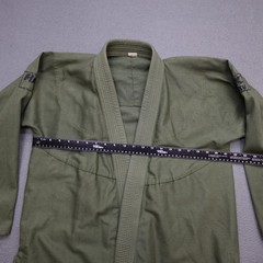 Hawk Jiu Jitsu Kimono Gi Adult A1 Green MMA Pant & Jacket No Belt