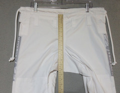 Hayabusa Keikogi Pants A0 Mens MMA BJJ Straight Leg Drawstring Measures 36×27.5