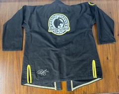 Renzo Gracie Competitor Comp Gear Mens A4 Brazilian Jiu Jitsu Black Fuji Jacket