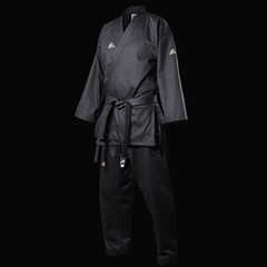 adidas Taekwondo Uniform Open-Style Black Dobok