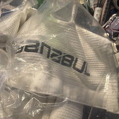 Sanabul Set Size A4 Top &Bottom Logo White Fight Jiu Jitsu Martial Arts. No Belt