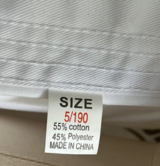 Pro Taekwondo White Uniform Jacket 5/190