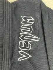 Venum Contender BJJ Gi Jacket Mens Large A2.5 Black Brazilian Jiu Jitsu Top