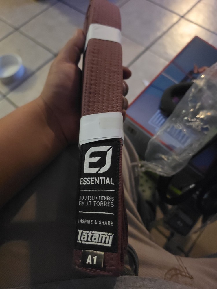 Tatami Essentials Brazilian Jiu Jitsu JT Torres Size A1 Belt