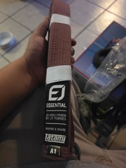 Tatami Essentials Brazilian Jiu Jitsu JT Torres Size A1 Belt