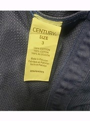 Century Judo Gi Double Weave Blue Size 3