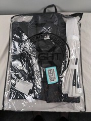 FightX Black Brazilian Jiu Jitsu (BJJ) Gi Size A5 for Men and Women