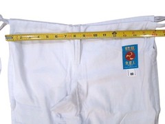 R.E.I Martial Arts Uniform Set Karate Taekwondo Jacket Pant Belt White Sz 00 Kid