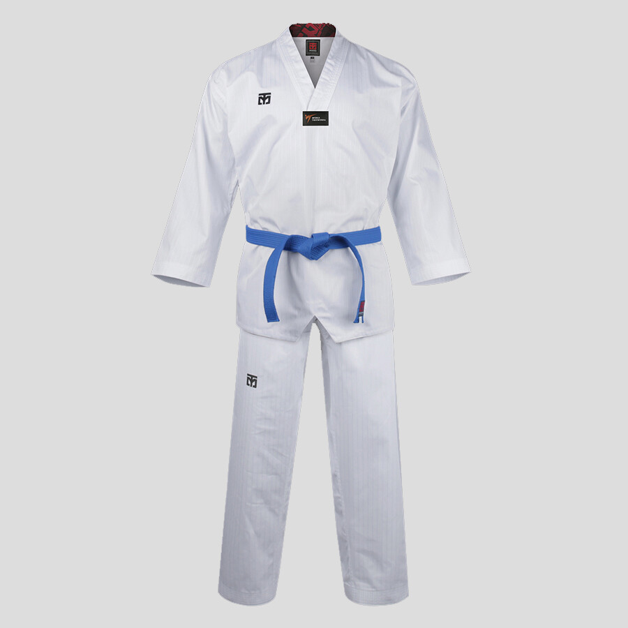 New Mooto Official WT Logo Kukkiwon Taekwondo Karate Uniform Dobok Gi Kid Adult