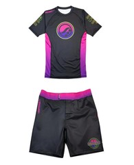 BJJ Batch 143 Shoyoroll Malibu Rash Guard & Fight Shorts Set Competition Uniform