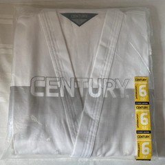 Century Matrial Arts Lightweight 6 oz Student Uniform Size 5 White with belt NIB
