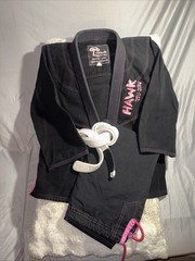 Hawk Brazilian Jiu Jitsu GI A4 Jacket, Pants, White Belt