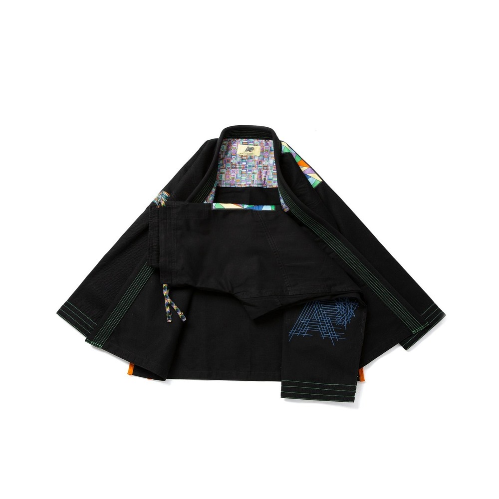 Albino and Preto Batch #108: Stained Glass BJJ Kimono 450 gsm Black BJJ Gi