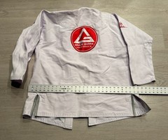 Gracie Barra Equipe GB1 Pro BJJ Gi White A3 Competition Legal Jiu Jitsu Kimono