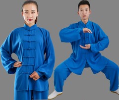 Cotton Silk Martial Arts Wushu Tai Chi Yoga Sets Wing Chun Kung Fu Suit Uniform