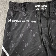 Morumbi Jiu Jitsu Shorts Mens 28 Black Elastic Waist MMA Training Drawstring 9″