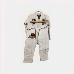 Samurai Style Nova Uniao BJJ Gi A0 White Vintage Ripstop Grid Jiu Jitsu Kimono