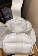 Adidas WKF Kids Karate Chest Protector Size XXS White
