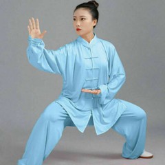 Taiji Suit Martial Milk Silk Uniform Arts Chinese Tai Chi Kung Fu Uniform Wushu