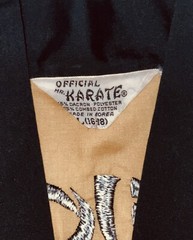 VTG 70’s Mr. Karate Embroidered Tiger Training Gi Uniform Kimono & Pants Costume