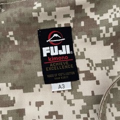 Fuji Gi Men A3 Belt Jiu Jitsu Pant 28 “ Inseam Camo Print MMA Martial Art Vale