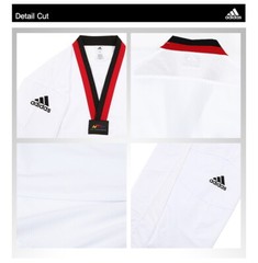 Adidas ADI-FIGHTER Taekwondo Poom Uniform (Dobok) CLIMACOOL Tae Kwon Do TKD WTF