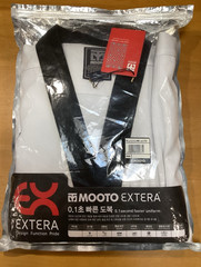 Mooto Taekwondo Extera Martial Arts Uniform White (Height Fits: 180cm/6ft)-NWT