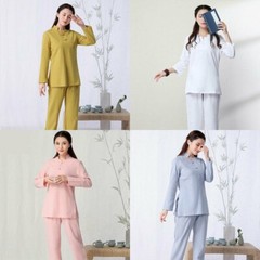 Womens Martial Arts Wushu Tai Chi Yoga Set Kung Fu Suit Pants Top casual clothes