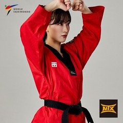 MOOTO MTX Slate Red Taekwondo Dobok Color Uniform WT Approved Performance