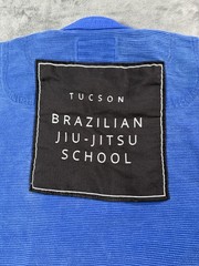 Breakpoint Gi Coat Jacket Adult A2 Blue BJJ Cotton Tucson Brazilian Jiu-Jitsu