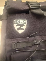ZENITH JIU-JITSU 3” hook and loop Vellcro patch edc molli tactical