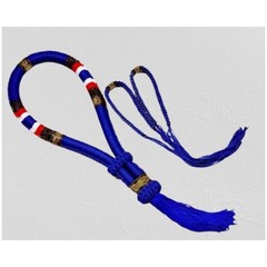 Mongkol Prajiat Set Muay Thai Boxing Color Blue Head Armbands Handmand MMA.