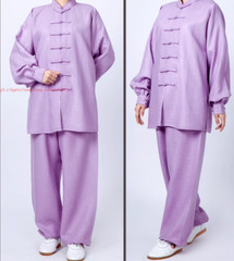 Men Women Linen Tai chi Uniforms Kung fu Suit Martial arts Wing Chun Clothes Set