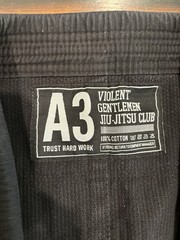 RARE Violent Gentleman VG GI A3 Black Jiu Jitsu BJJ Kimono Uniform Jacket Pants