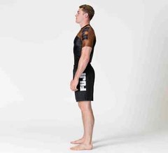 Fuji Sports IBJJF Ranked BJJ Jiu Jitsu Short Sleeve SS Rashguard – Brown