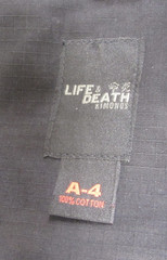 Life & Death BJJ Gi A4 Black 450 GSM Brazilian Jiu Jitsu Kimono New
