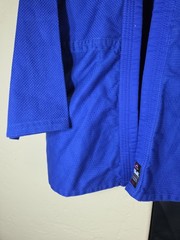 Fuji Kimonos Gi Set Men Sz 5 Blue Jiu Jitsu Uniform Jacket Pants Traditional