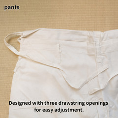 Unbleached Karate Gi Natural Off White Full Contact Canvas Jacket Twill Pants